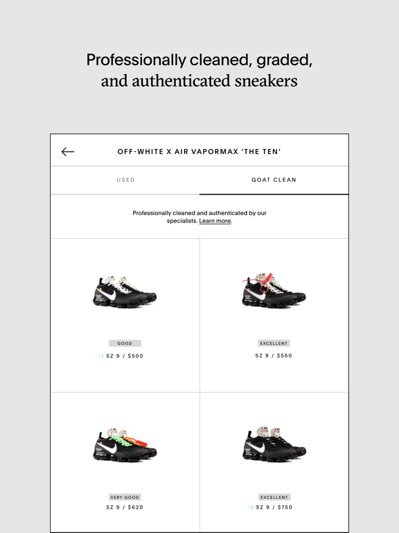 iPad Image of GOAT – Shop Sneakers