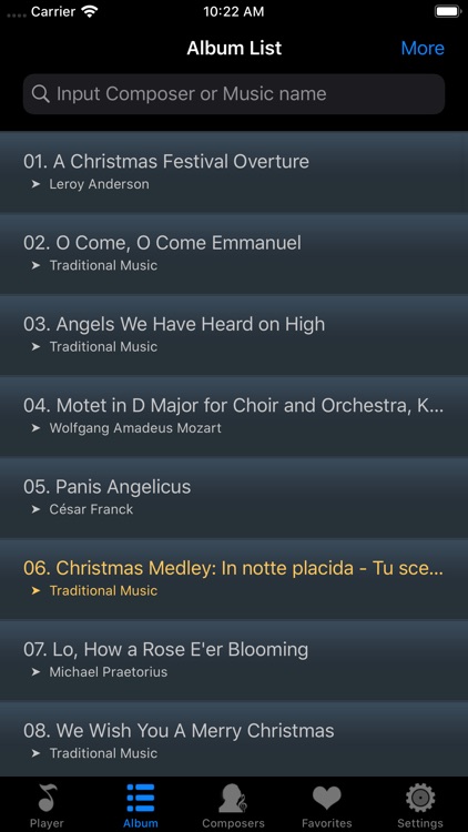 Christmas music collection