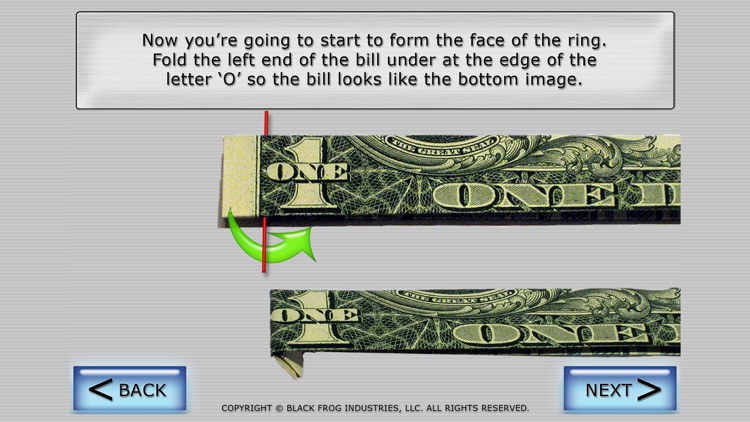 Dollar Ring Origami screenshot-4