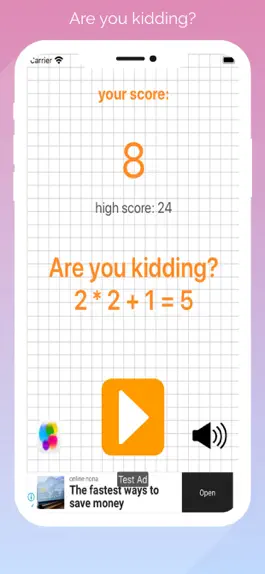 Game screenshot Annoying Math Game hack