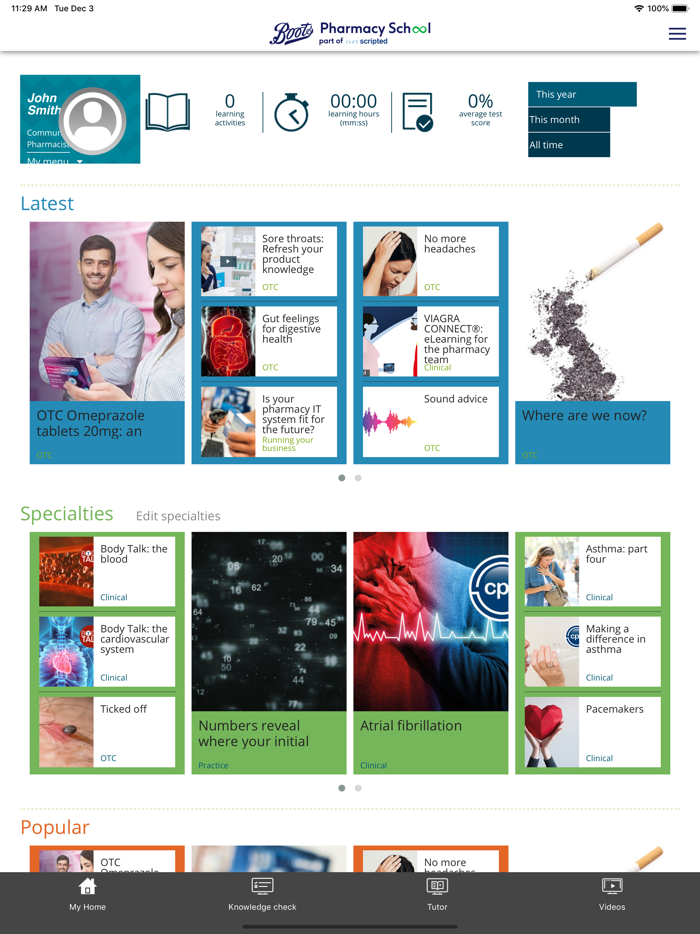 Boots Pharmacy School