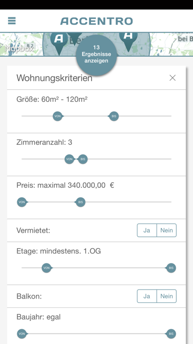 How to cancel & delete Accentro Real Estate Search from iphone & ipad 3