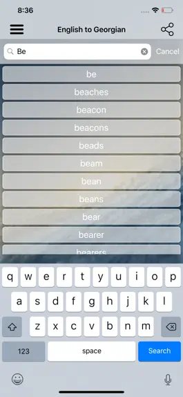 Game screenshot Georgian Dictionary Translator hack