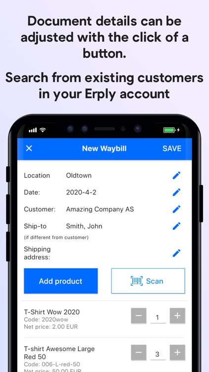 Erply Invoice