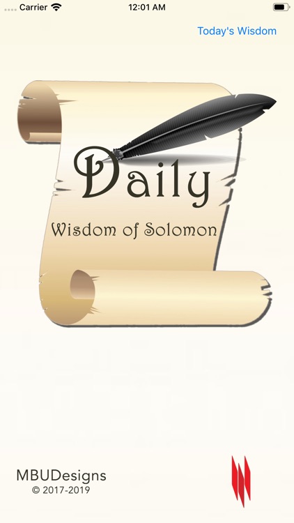 Daily Wisdom of Solomon