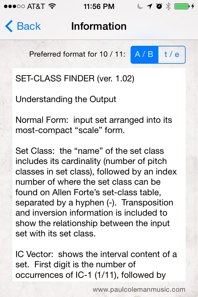 Set-Class Finder screenshot 4