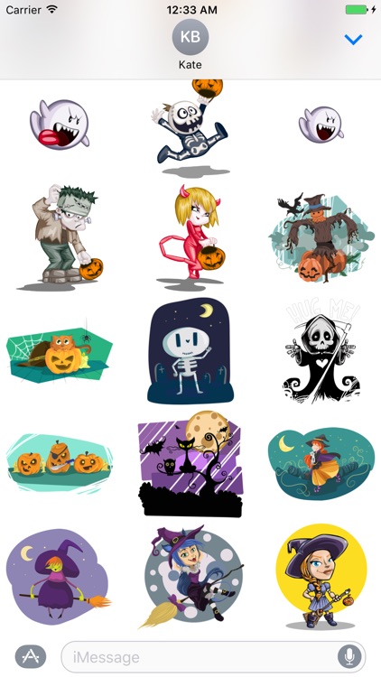 Funny Halloween Sticker