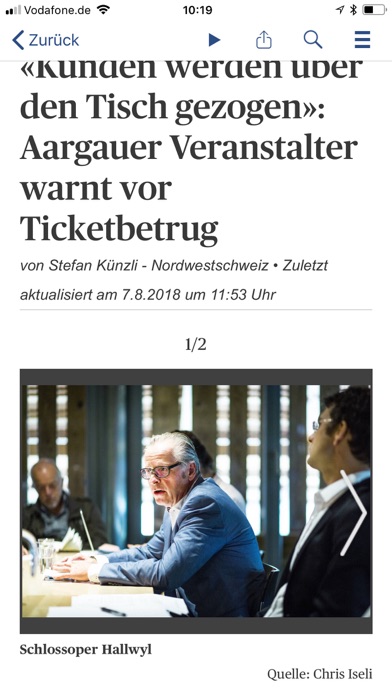 Badener Tagblatt News screenshot 3