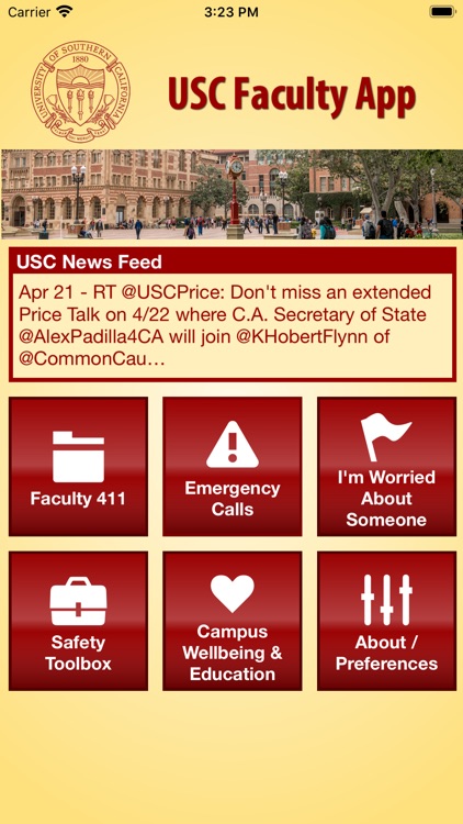 USC Faculty App