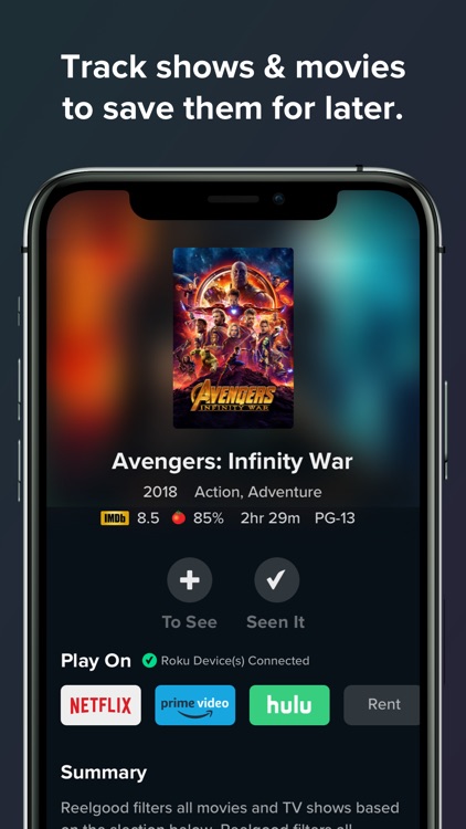 Reelgood - Streaming Guide screenshot-0