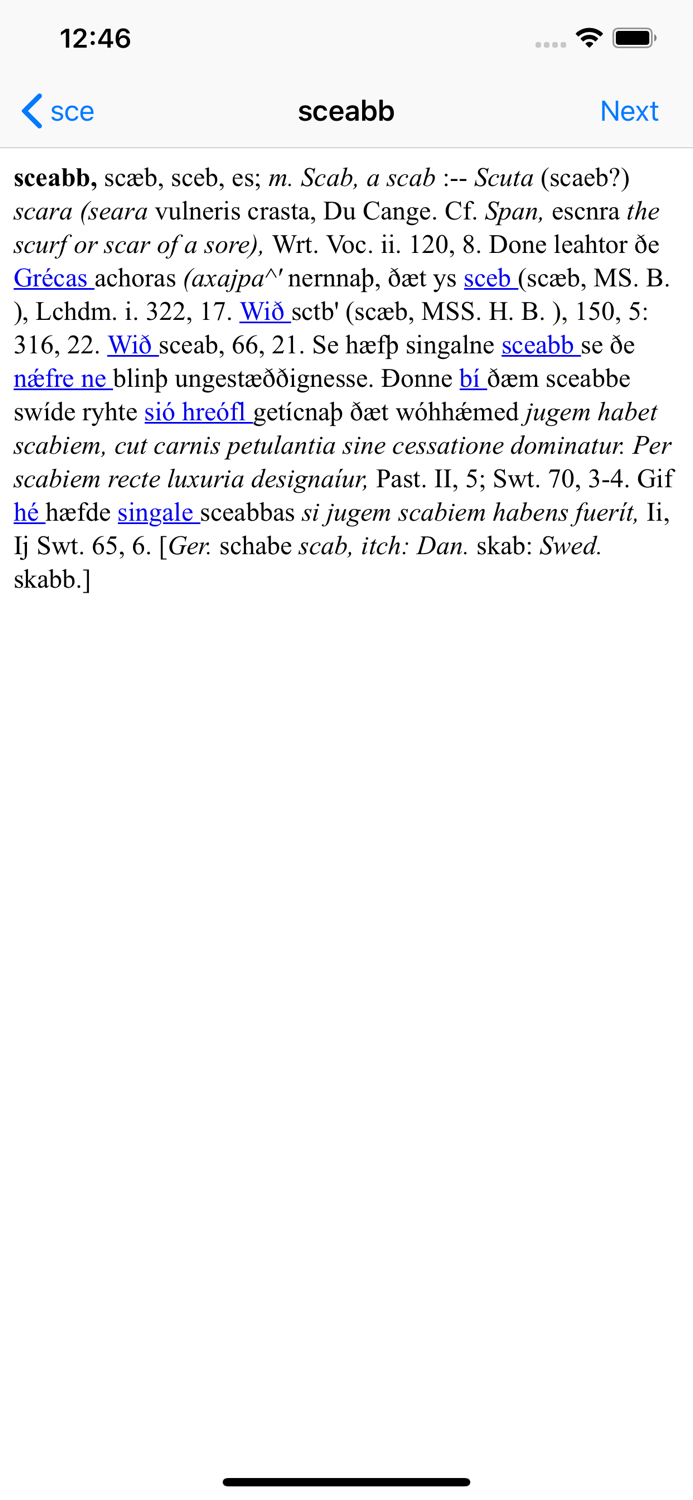 Old English Dictionary