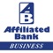 Bank conveniently and securely with Affiliated Bank Mobile Business Banking