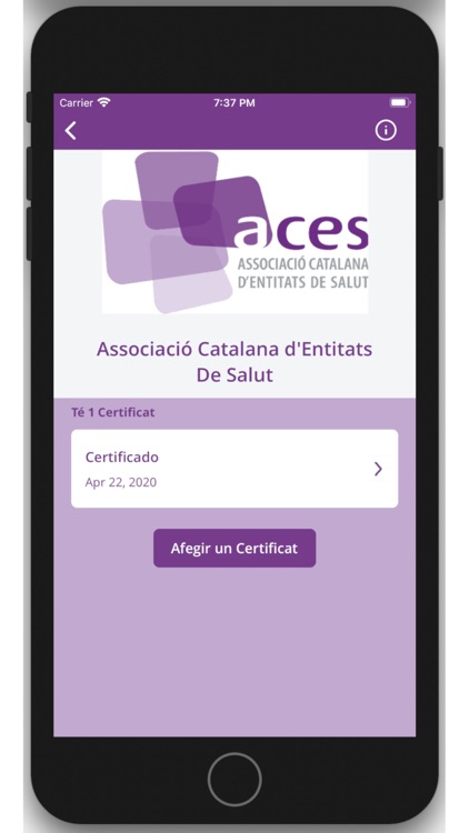 Certificats ACES screenshot-3
