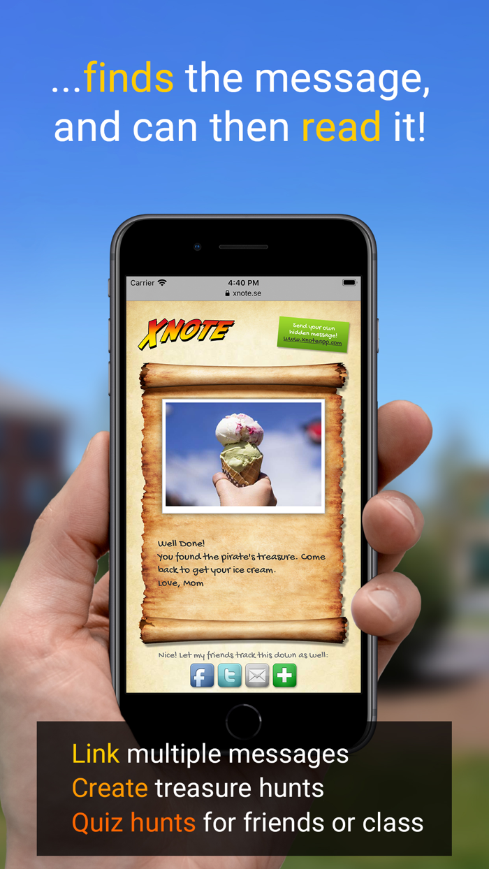 Message Hunt - Xnote