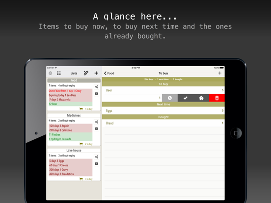 Shopping list BestBefore screenshot 3