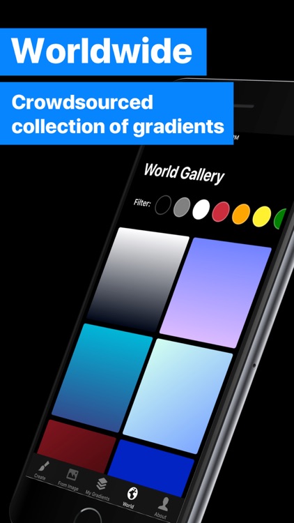 Gradients Maker Design Tool HD screenshot-3