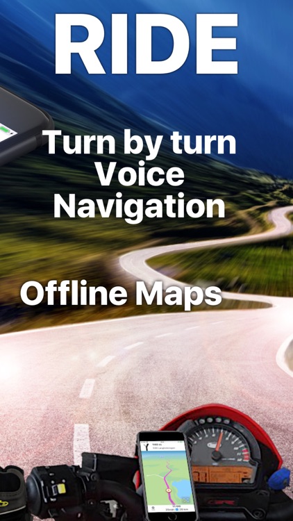 Scenic Motorcycle Navigation