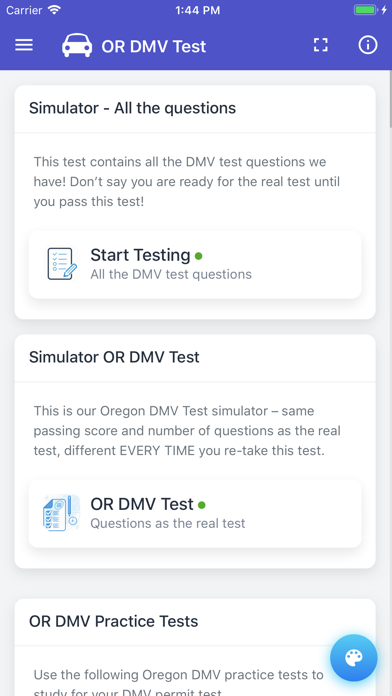 Oregon DMV Permit Test screenshot 3