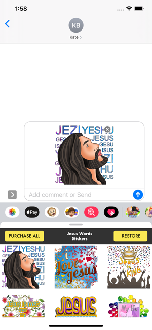 Jesus Words Stickers(圖4)-速報App