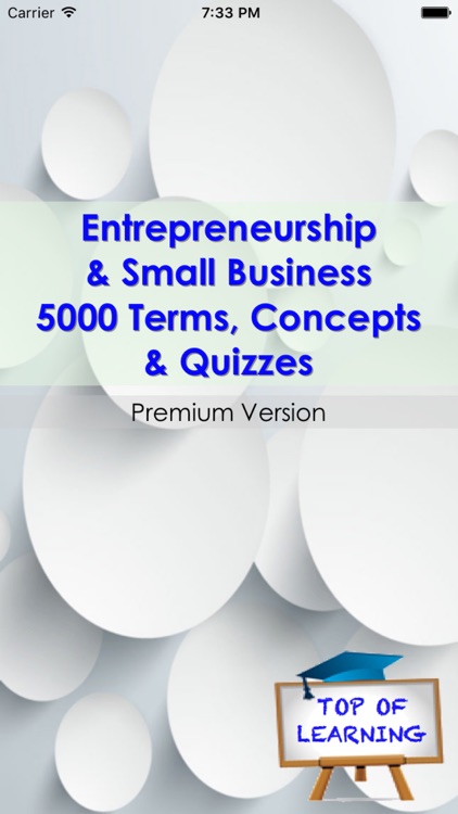 Entrepreneurship & small MBA