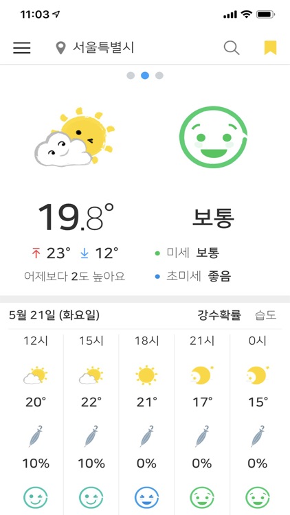 오나날씨