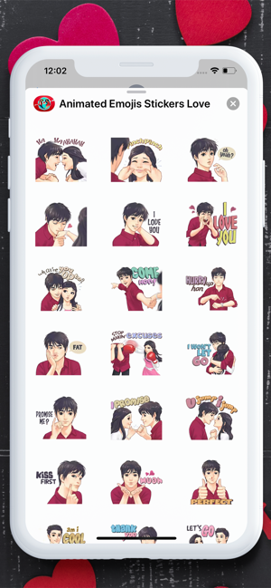 Animated Emojis Stickers Love(圖6)-速報App