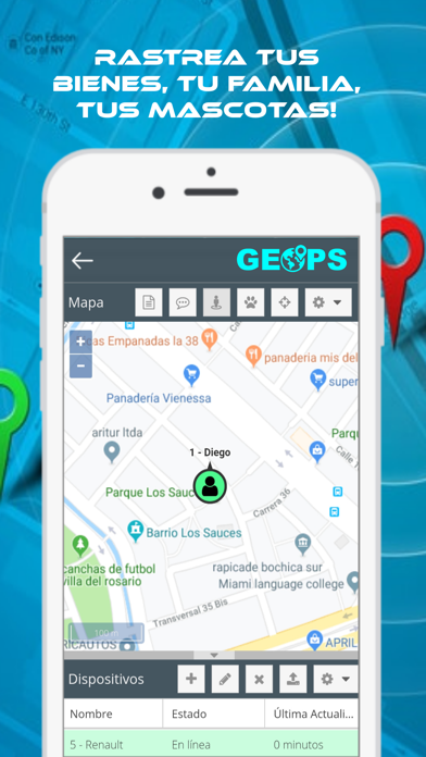 Geops GPS screenshot 2