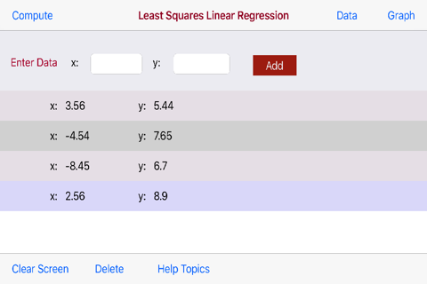 Least Squares Linear screenshot 2