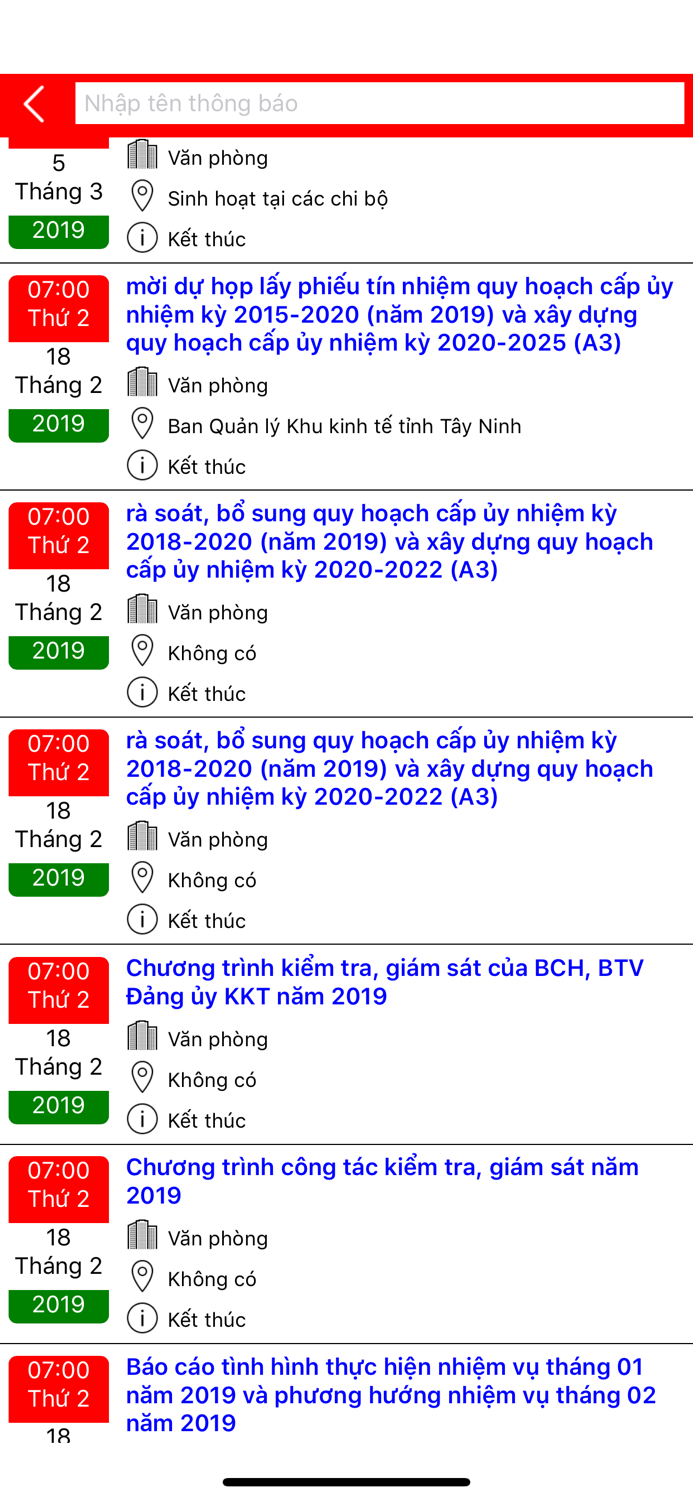 Họp không giấy 2018