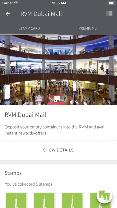 RVM Dubai Mall screenshot 2