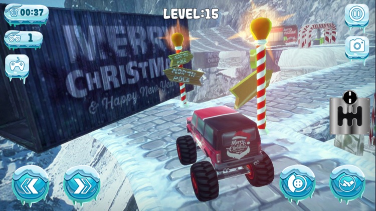 Chrismas Mountin Monster Truck