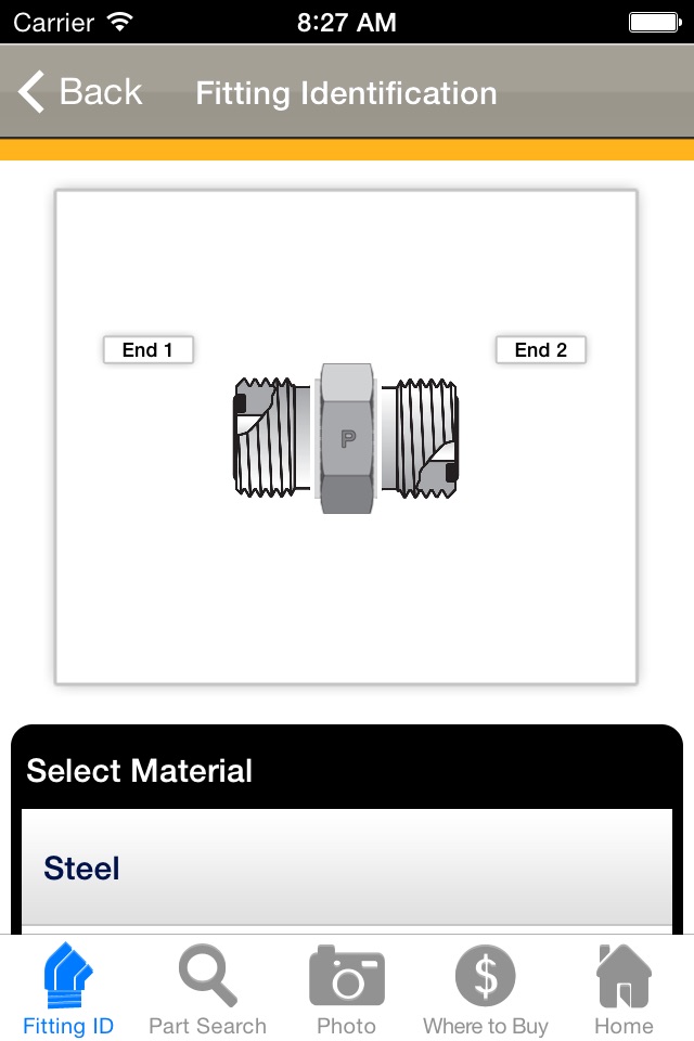 Parker Fitting Finder screenshot 3