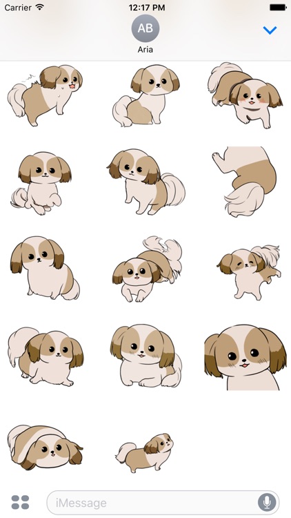 Shih Tzu Dog ShihMoji Sticker