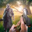icone application jeux de tir de survie zombie