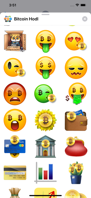 Bitcoin Crypto HODL Stickers(圖7)-速報App