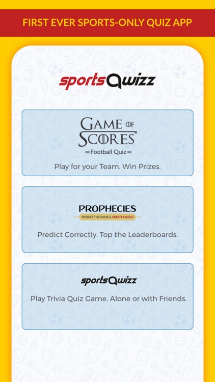 SportsQwizz: Online Quiz App