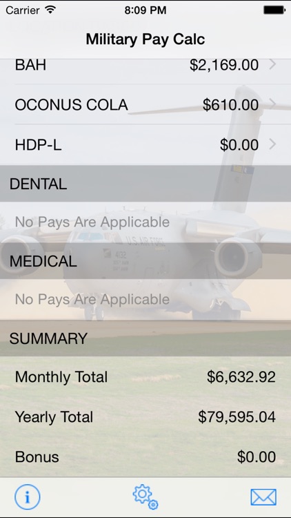 Military Pay Calc by Crash Test Dummy Limited, LLC