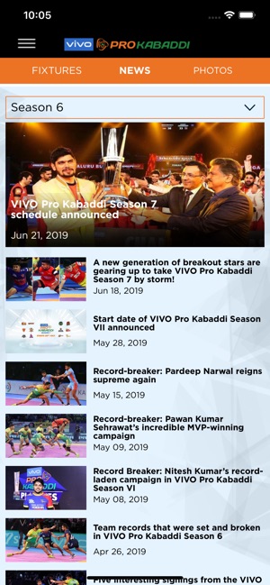 VIVO Pro Kabaddi Official App(圖3)-速報App