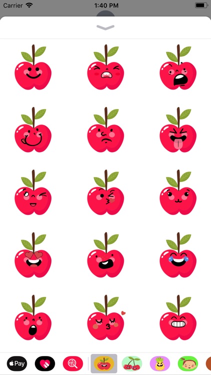 applemoji funny face sticker