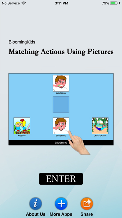 How to cancel & delete Matching Actions Using Pics from iphone & ipad 1