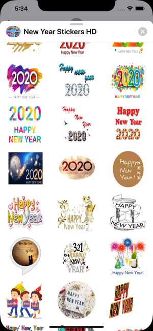 New year 2020 Stickers HD(圖3)-速報App