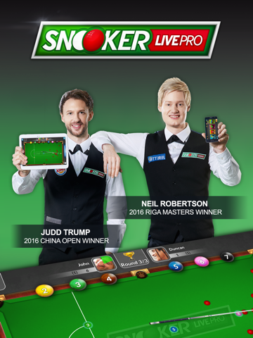 Snooker Live Pro & Six-red на iPad