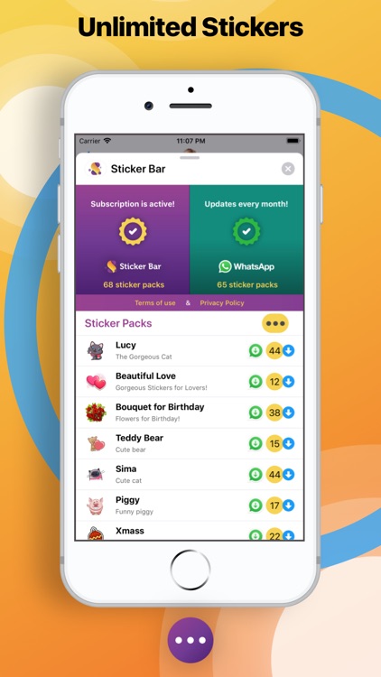 Sticker Bar: Send Еmotions! screenshot-3