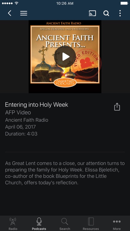 Ancient Faith Radio App