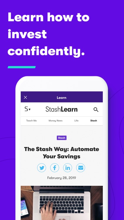 Stash: Invest. Bank. Save screenshot-5