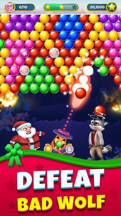 Christmas Games - Bubble Pop