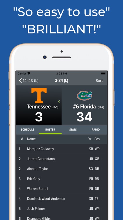 Tennessee Football Schedules
