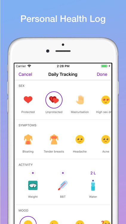 Period Tracker App - Enria