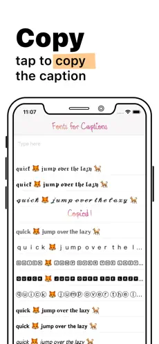 Screenshot 3 Fonts for Captions iphone