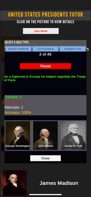 United States Presidents Tutor(圖4)-速報App